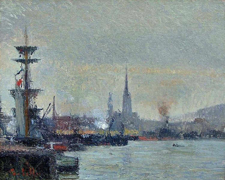 Joseph Delattre Le Port de Rouen